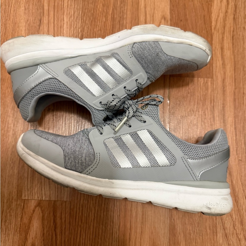 Adidas Womens Gray CloudfoamShoes